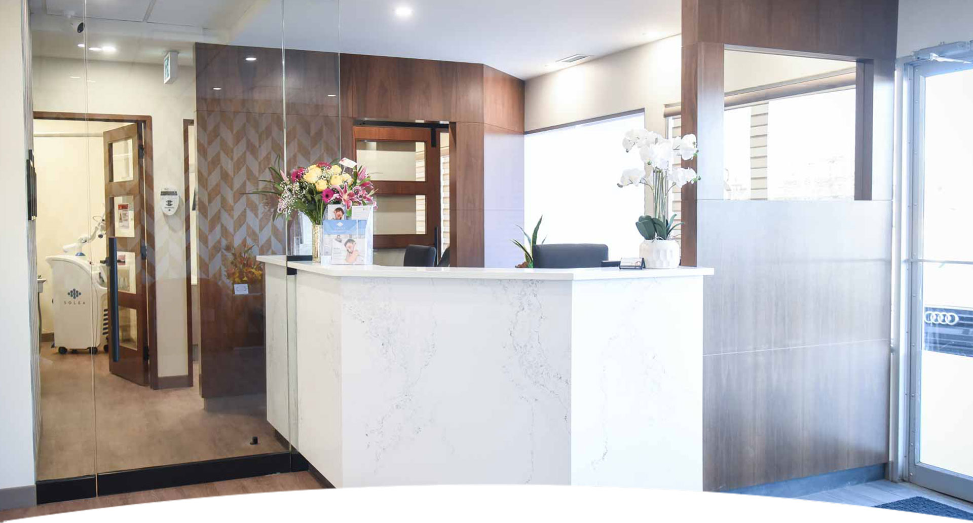Welcoming Reception Area | Dental on 8th | SE Calgary | General and Family Dentist