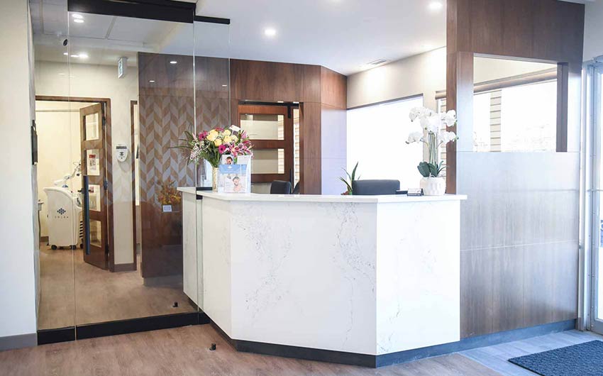 Warm and Welcoming Reception Area | Dental on 8th | SE Calgary | General and Family Dentist